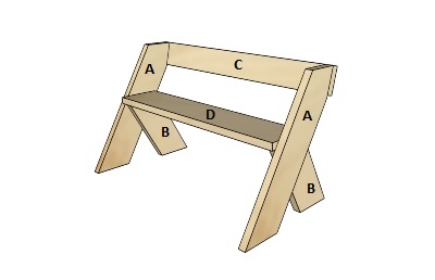 DIY simple bench making plans Plans PDF Download Simple wooden bench 